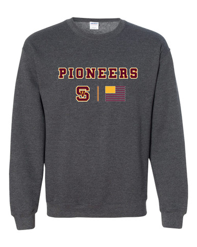 Simi Valley Pioneers Team Colors Flag Men's Sweatshirt