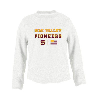 Simi Valley Pioneers Spirit Flag Women's Sweatshirt