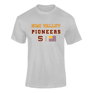 Simi Valley Pioneers Spirit Flag Men's Premium SS T-Shirt