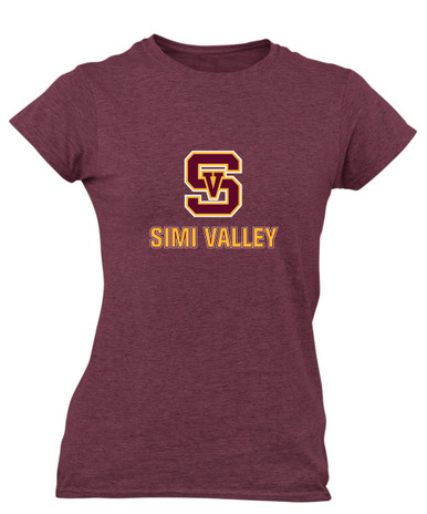 Simi Valley Pioneers Mascot #2 Women's Premium SS T-Shirt
