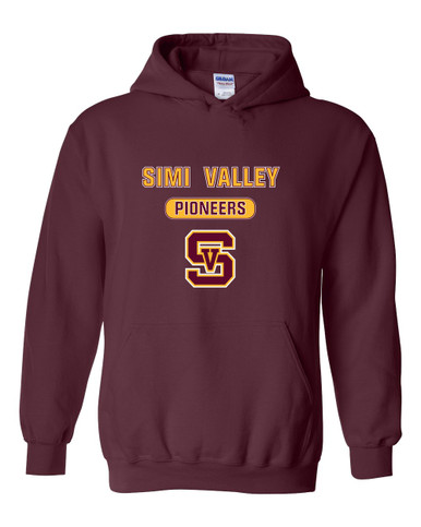 Simi Valley Pioneers Mascot #3 Men's Hoodie