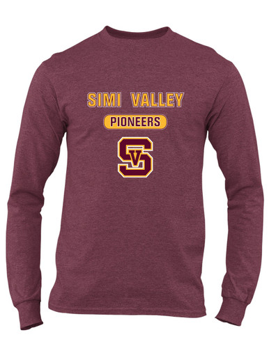 Simi Valley Pioneers Mascot #3 Men's LS T-Shirt