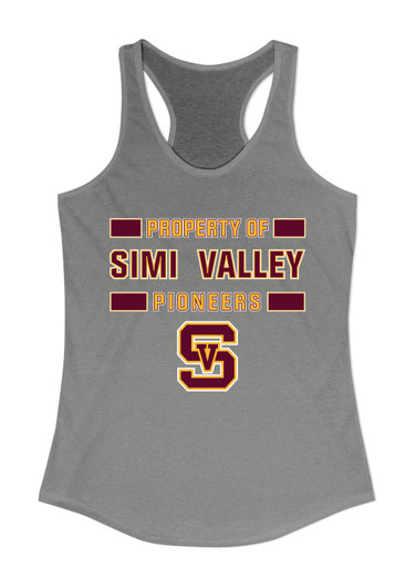 Simi Valley Pioneers Property Of Women's Tank Top