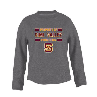 Simi Valley Pioneers Property Of Women's Sweatshirt