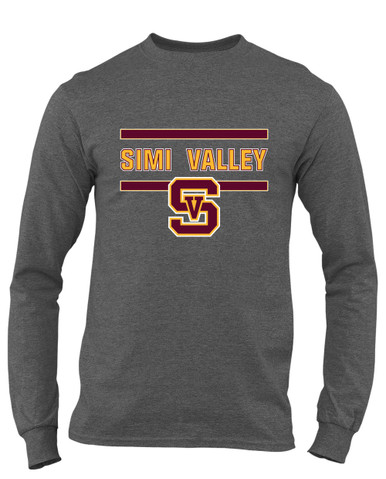 Simi Valley Pioneers Mascot #4 Men's LS T-Shirt