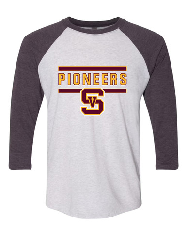 Simi Valley Pioneers Mascot #5 Women's Baseball T-Shirt