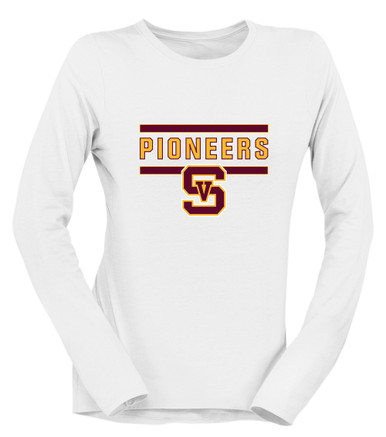 Simi Valley Pioneers Mascot #5 Women's LS T-Shirt