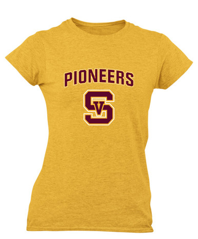 Simi Valley Pioneers Mascot #6 Women's Premium SS T-Shirt