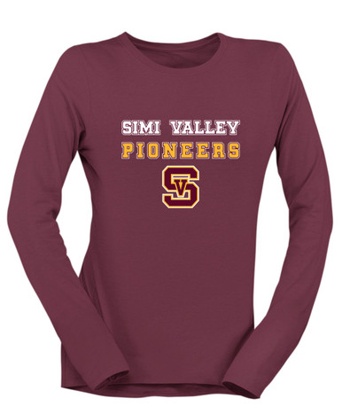 Simi Valley Pioneers Spirit Women's LS T-Shirt