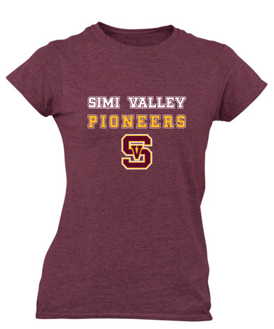 Simi Valley Pioneers Spirit Women's Premium SS T-Shirt