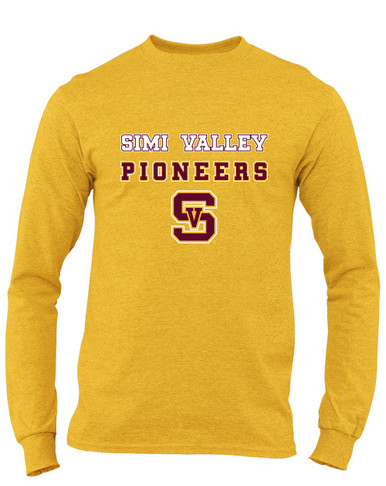 Simi Valley Pioneers Spirit Men's LS T-Shirt