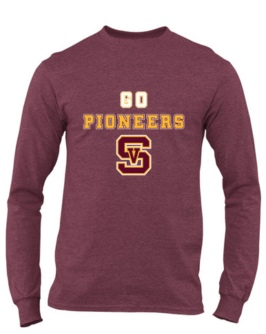 Simi Valley Pioneers Go Team Men's LS T-Shirt