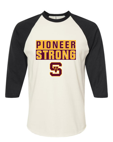 Simi Valley Pioneers Strong #1 Women's Baseball T-Shirt