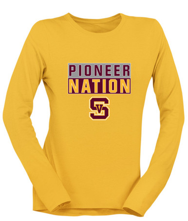 Simi Valley Pioneers Nation #1 Women's LS T-Shirt