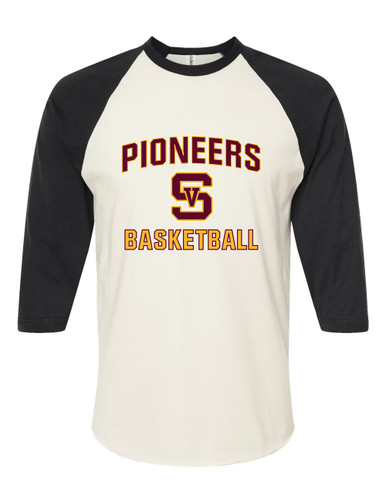 Simi Valley Pioneers Basketball #1 Men's Baseball T-Shirt
