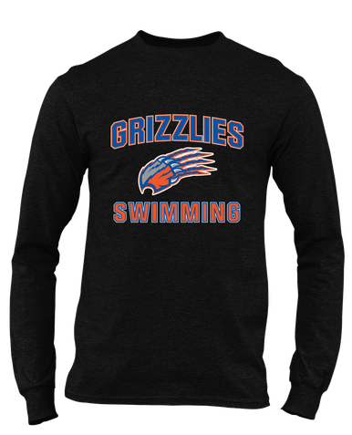 Grand Oaks Grizzlies Claw Swimming Men's Premium LS T-Shirt