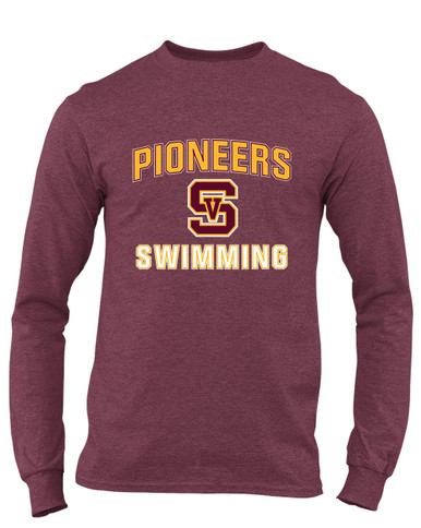 Simi Valley Pioneers Swimming Men's LS T-Shirt