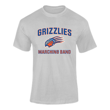 Grand Oaks Grizzlies Claw Marching Band Men's SS T-Shirt