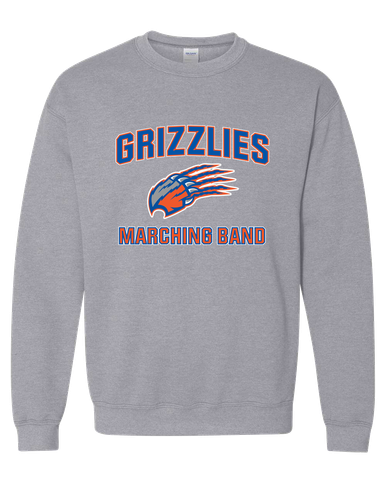 Grand Oaks Grizzlies Claw Marching Band Men's Sweatshirt