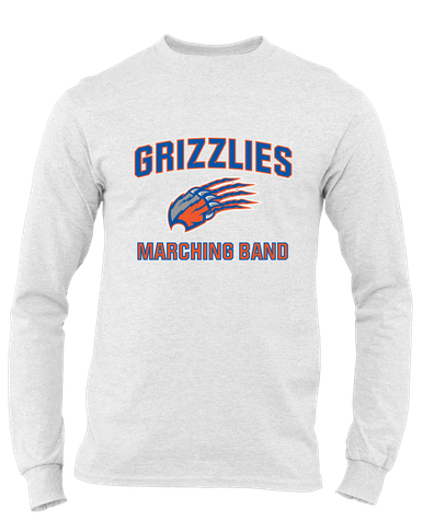 Grand Oaks Grizzlies Claw Marching Band Men's Premium LS T-Shirt