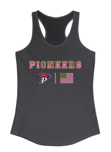 Patriot Pioneers Pink Camo Flag Women's Tank Top
