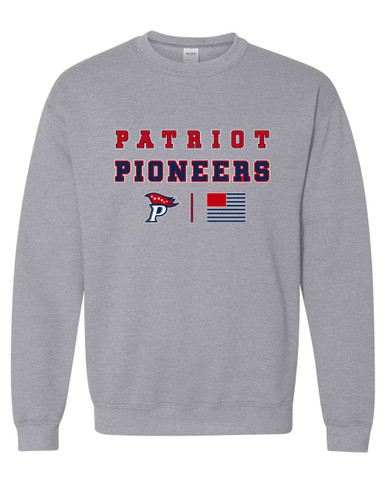 Patriot Pioneers Spirit Flag Men's Sweatshirt