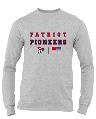 Patriot Pioneers Spirit Flag Men's Premium LS T-Shirt