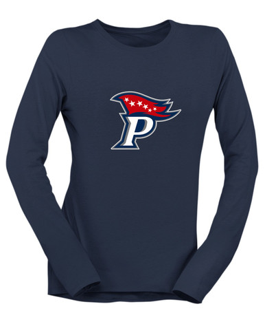 Patriot Pioneers Mascot #1 Women's LS T-Shirt