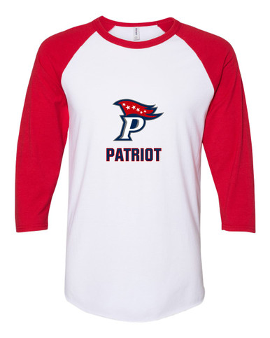 Patriot Pioneers Mascot #2 Women's Baseball T-Shirt
