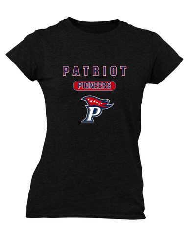 Patriot Pioneers Mascot #3 Women's SS T-Shirt