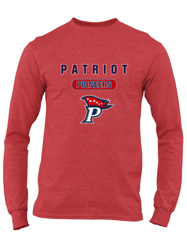 Patriot Pioneers Mascot #3 Men's LS T-Shirt