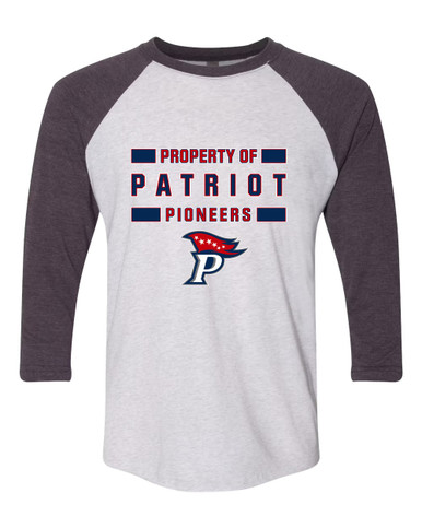 Patriot Pioneers Property Of Women's Baseball T-Shirt