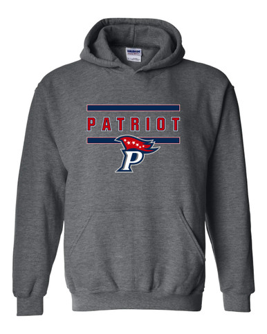 Patriot Pioneers Mascot #4 Men's Hoodie
