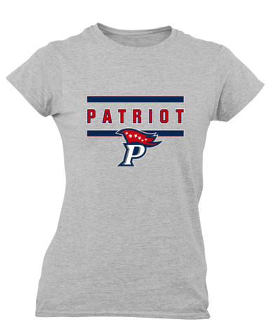 Patriot Pioneers Mascot #4 Women's Premium SS T-Shirt