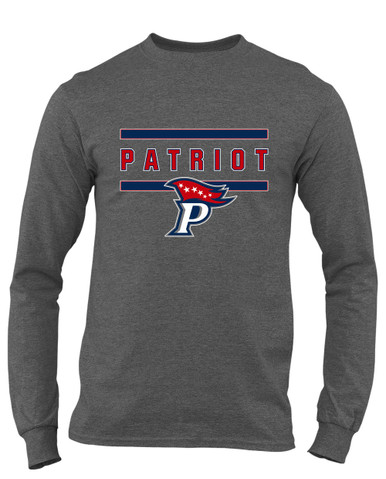 Patriot Pioneers Mascot #4 Men's LS T-Shirt