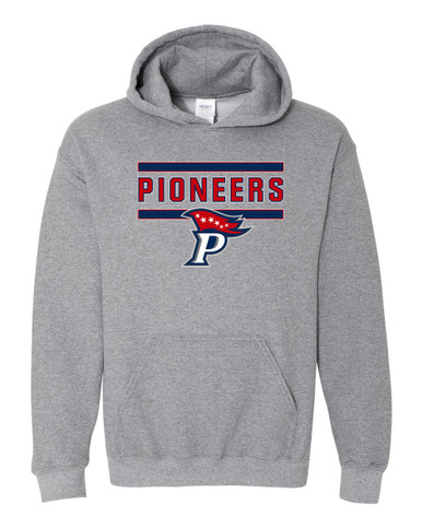 Patriot Pioneers Mascot #5 Men's Hoodie