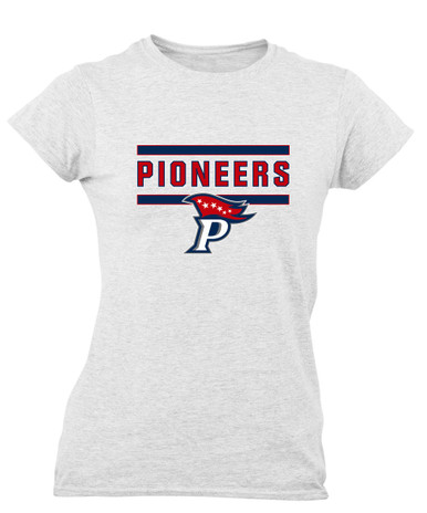 Patriot Pioneers Mascot #5 Women's SS T-Shirt