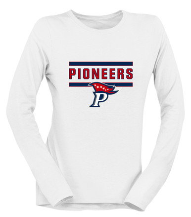 Patriot Pioneers Mascot #5 Women's Premium LS T-Shirt