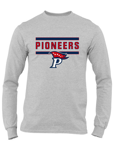 Patriot Pioneers Mascot #5 Men's LS T-Shirt