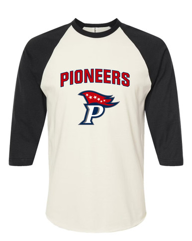 Patriot Pioneers Mascot #6 Men's Baseball T-Shirt