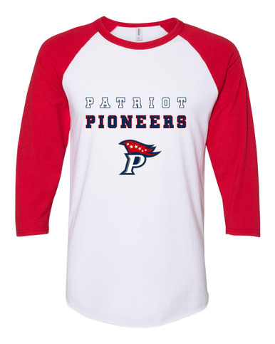 Patriot Pioneers Spirit Women's Baseball T-Shirt