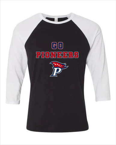 Patriot Pioneers Go Team Women's Baseball T-Shirt