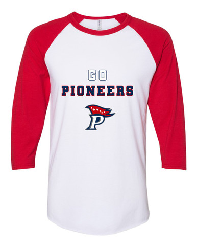 Patriot Pioneers Go Team Men's Baseball T-Shirt