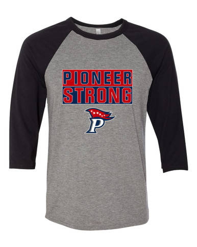 Patriot Pioneers Strong #1 Men's Baseball T-Shirt