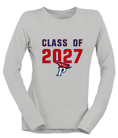 Patriot Pioneers Class of 2027 Women's Premium LS T-Shirt
