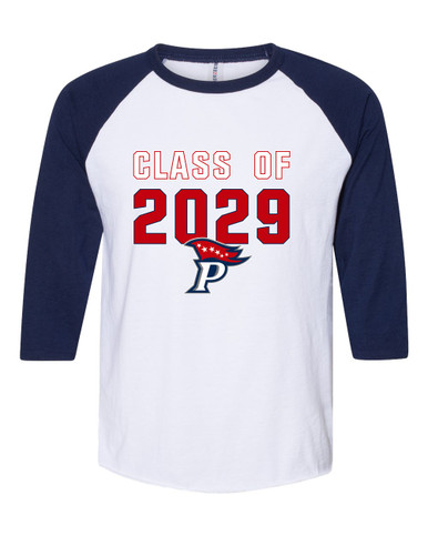 Patriot Pioneers Class of 2029 Women's Baseball T-Shirt