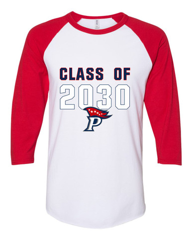 Patriot Pioneers Class of 2030 Women's Baseball T-Shirt