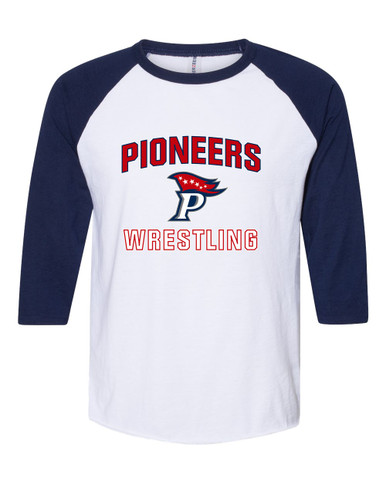 Patriot Pioneers Wrestling Men's Baseball T-Shirt