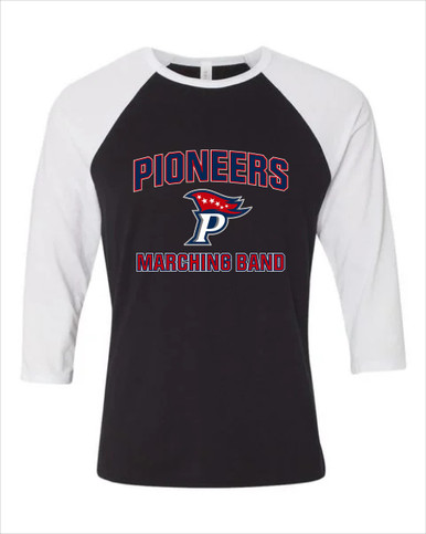 Patriot Pioneers Marching Band Men's Baseball T-Shirt