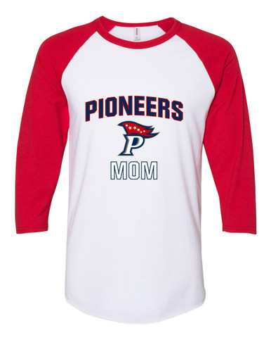 Patriot Pioneers Mom Women's Baseball T-Shirt